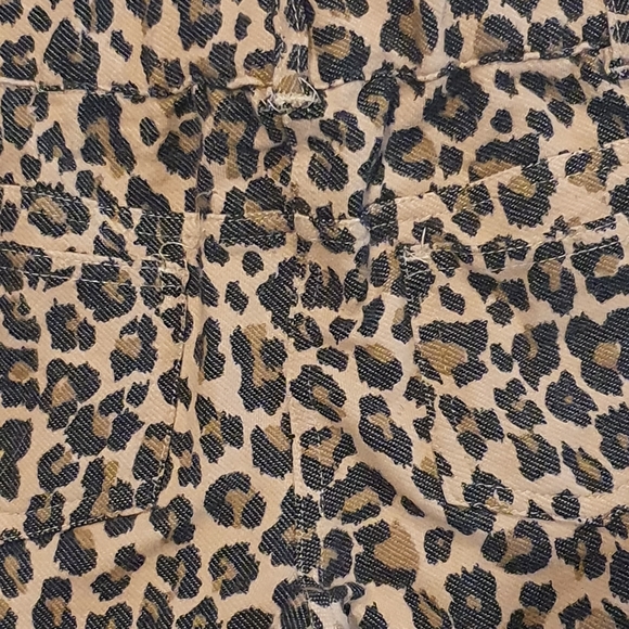 Size 4 H+T leopard / animal print Jeggings - Picture 6 of 6